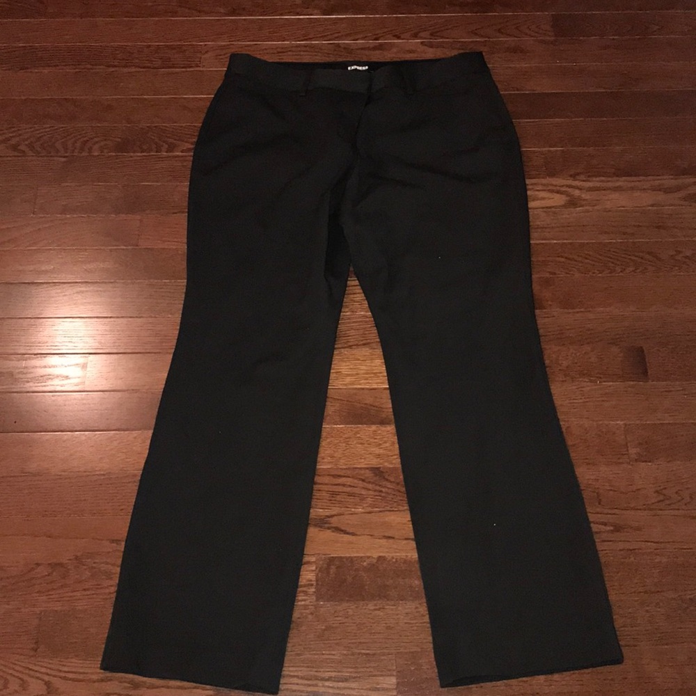 Express Bootcut Editor Low Rise Stretch Pants